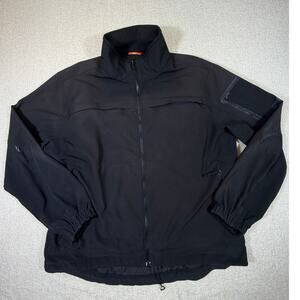 5.11 Tactical Men XL Black Chameleon Soft Shell Long Sleeve Tactical Jacket Coat